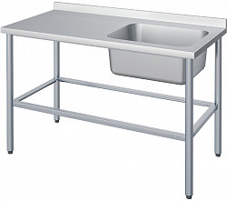 Ванна моечная Atesy ВСМЦС-С-1П.500.400-1200.600-1-02 (ВСМЦ-1/1200 с левым столом) в Москве , фото 1