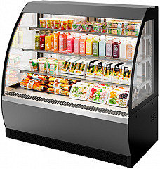 Витрина кондитерская Chilz Vete OFT 130 серый матовый/шлифованная нержавейка в Москве , фото 1