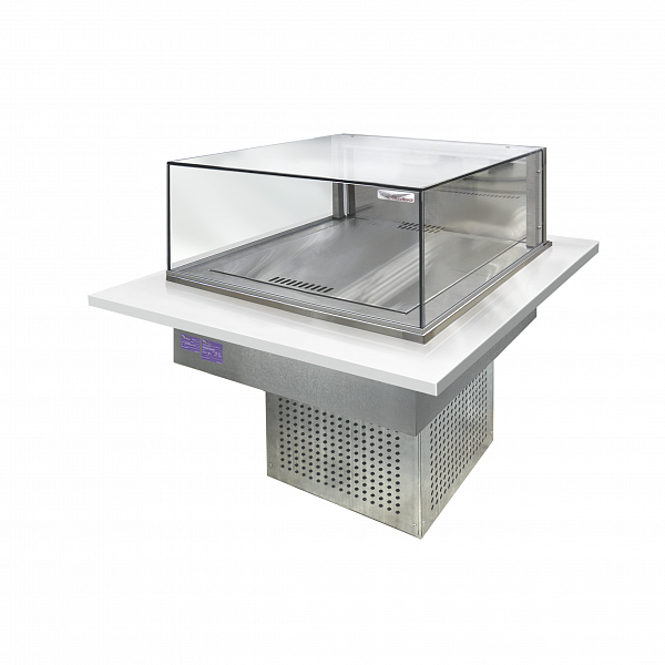 Витрина холодильная кондитерская встраиваемая Финист Glassier Slide GS-9/7/3 фото