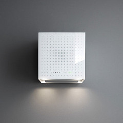 Островная вытяжка Falmec Rubik Isola Glass White в Москве , фото 4