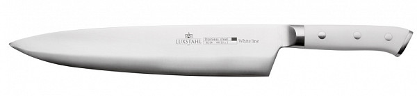 Нож поварской Luxstahl 250 мм White Line [XF-POM BS144] фото