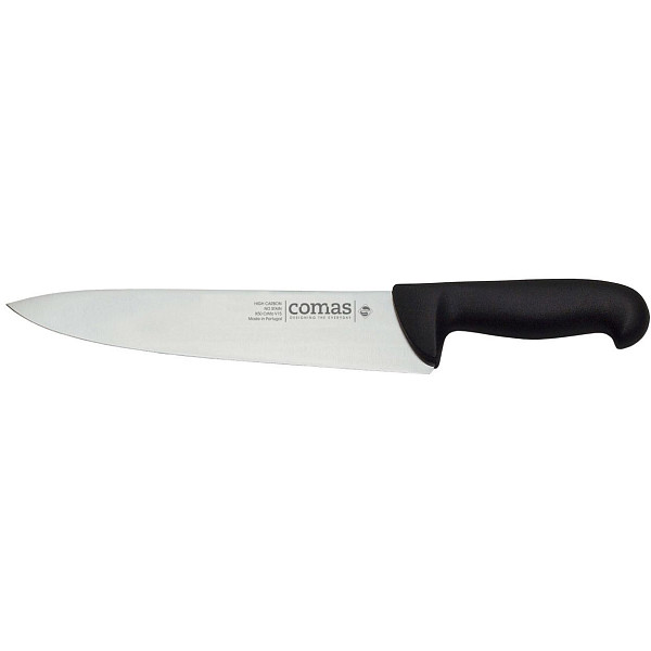 Нож поварской Comas 18 см, L 30,8 см, нерж. сталь / полипропилен, цвет ручки черный, Carbon (10074) фото