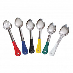 Ложка гарнирная для раздачи P.L. Proff Cuisine 32 см нерж. с винил. черной ручкой в Москве , фото 2