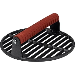 Пресс для гриля Prohotel Эмбер Каст чугун,дерево D=19,5см черный,древесн. (04022115) фото