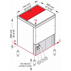 Льдогенератор Azimut SLT 270-L W SKID фото