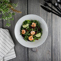 Салатник P.L. Proff Cuisine 900 мл d 22,8 см h6,1 см белый фарфор Glory (81222196) в Москве , фото 2