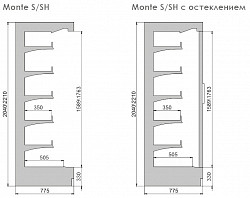 Холодильная горка Polair Monte S 2500 (без агрегата) в Москве , фото 3