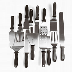 Лопатка перфорированная изогнутая Paderno 24х7см 18517-24, фото 2