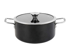 Кастрюля низкая с крышкой Vitrinor Ares 20 в Москве , фото 4