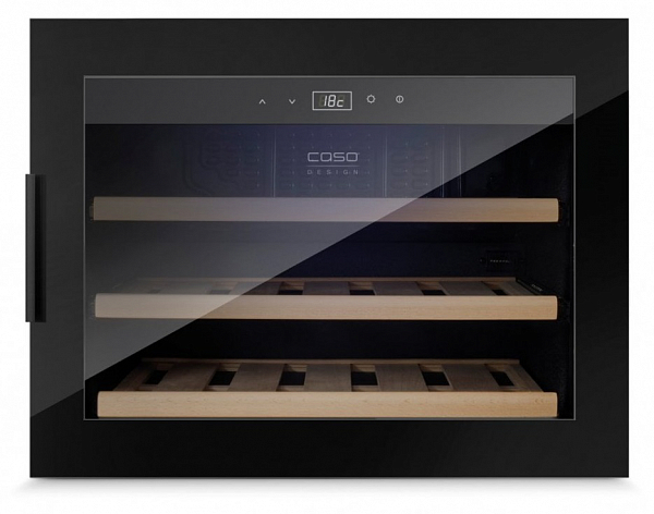Встраиваемый винный шкаф Caso WineSafe 18 EB Black фото