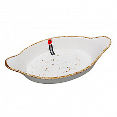 Блюдо овальное с ручками P.L. Proff Cuisine Organica Grain 22*11,5*3 см 240 мл в Москве , фото 1