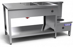 Мармит для первых и вторых блюд Камик МУ-15070п (1500*700*850 2GN 1/1 + мармит для первых блюд), фото