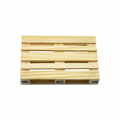 Доска мини-паллета для подачи The Bars 12*8*1,8 см, набор 12шт. дерево фото