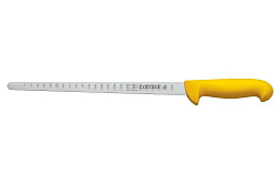 Нож для тонкой нарезки Comas 28 см, L 40 см, нерж. сталь / полипропилен, цвет ручки желтый, Carbon (10126) в Москве , фото