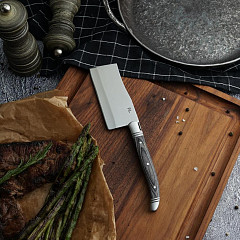 Нож для стейка топорик P.L. Proff Cuisine 21,6 см Garwin Pakka Wood в Москве , фото 3