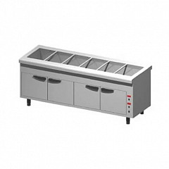 Прилавок для 1 и 2 блюд мармит Emainox 8ECB 22 8045020 в Москве , фото 1