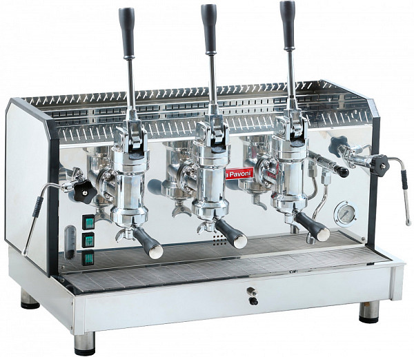 Рожковая кофемашина La Pavoni VASARI3L хром фото