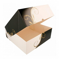 Коробка для торта Garcia de Pou 28*28*10 см, белая, картон 275 г/см2 в Москве , фото