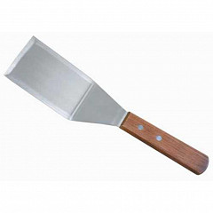 Лопатка P.L. Proff Cuisine 11*7,2 см острые края нерж. 29,5 см с дерев. ручкой 92001059 в Москве , фото