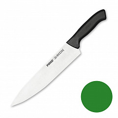 Нож поварской Pirge 25 см, зеленая ручка фото