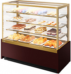 Витрина кондитерская Chilz Vete Kub 90 шоколад/золотой глянец в Москве , фото 1