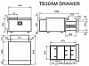 Встраиваемый автохолодильник Indel B TB30AM DRAWER фото