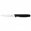 Нож для чистки овощей и фруктов  PRO-Line 10 см, черная пластиковая ручка