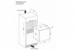 Встраиваемый винный шкаф Caso WineDeluxe E 29 в Москве , фото 2