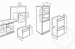 Компактный духовой шкаф Smeg S45MFX2 в Москве , фото 2