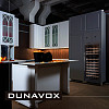 Винный шкаф двухзонный Dunavox DX-74.230DB фото