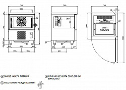 Шкаф шоковой заморозки Coldline W5TGO в Москве , фото 3