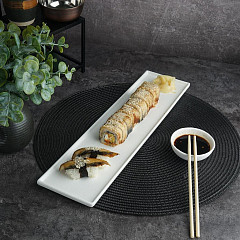 Блюдо прямоугольное P.L. Proff Cuisine 34*8 см h3,5 см White Matt Panasia (81222066) в Москве , фото 3