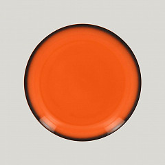 Тарелка круглая RAK Porcelain LEA Orange 24 см (оранжевый цвет) в Москве , фото 1
