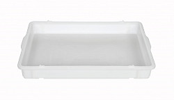 Короб для теста Luxstahl 650х430х80 мм без крышки белый ПП, фото 4