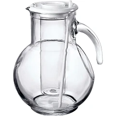 Кувшин Bormioli Rocco Куфра с охладителем стекло 2л D=17,95,H=21,1см прозр.,белый (03090703) в Москве , фото
