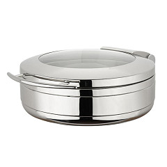 Чафиндиш индукционный Kingo 6 л круглый с откидной крышкой и окном d 35 см (81240632) в Москве , фото