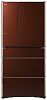 Холодильник Hitachi R-G 690 GU XT Темно-коричневый кристалл фото