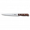 Нож филейный Victorinox Rosewood, супер-гибкое лезвие, 18 см, ручка розовое дерево фото