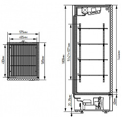 Холодильный шкаф Марихолодмаш ШХСн-370М в Москве , фото 2