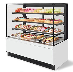 Витрина кондитерская Chilz Vete II kub 90, Белый глянец в Москве , фото 1