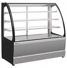 Витрина кондитерская Kayman KВК-1305М Люкс нержавейка в Москве , фото