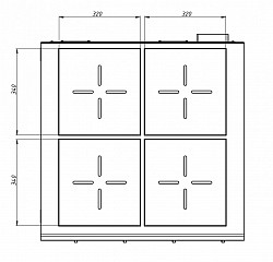 Плита индукционная Grill Master Ф4ИП/800пнс (60002) в Москве , фото 2