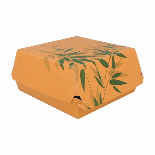 Коробка для бургера Garcia de Pou Feel Green, 17*17*8 см, картон, 50 шт/уп фото