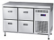 Холодильный стол  СХС-60-01-СО охлаждаемая столешница без борта (ящики 1/2, ящики 1/2)