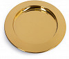Блюдо круглое Luxstahl 15'' 400мм, нерж/золото [RGS-PJ102-D] фото