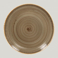 Тарелка плоская RAK Porcelain Twirl Alga 28 см фото