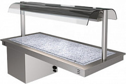 Поверхность охлаждаемая с витриной Apach Chef Line LTRSI2SDG фото