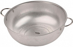Дуршлаг-миска Luxstahl 345 мм [RGS-3016B] фото