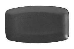 Тарелка прямоугольная Porland 31*18 см фарфор цвет черный Seasons (118131) в Москве , фото 1