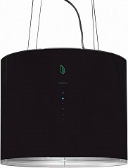 Островная вытяжка Falmec Eolo Isola Glass Black в Москве , фото 1